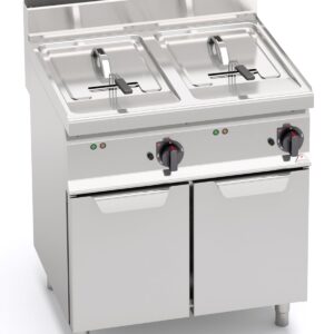 Elektr.-Fritteuse 2x 10 Liter Standgerät (18kW)