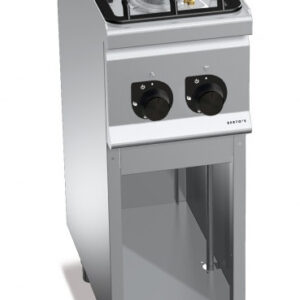 Gasherd 2 Brenner 9,5kW mit Pilotflamme