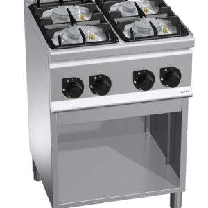 Gasherd 4 Brenner 19kW mit Pilotflamme