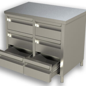 Schubladenblock TOP 2x3 Schubladen 120x70cm