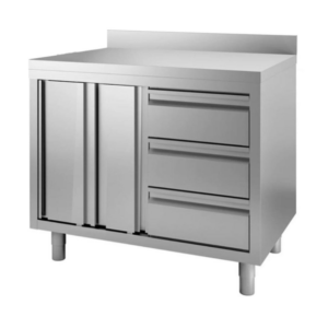 Schrank TOP Aufkantet 3 Schubladen rechts 130x70cm
