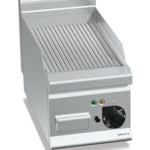 El.Tischgrill Gerillte Bratplatte (4kW) 600er
